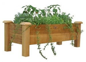 wooden garden box
