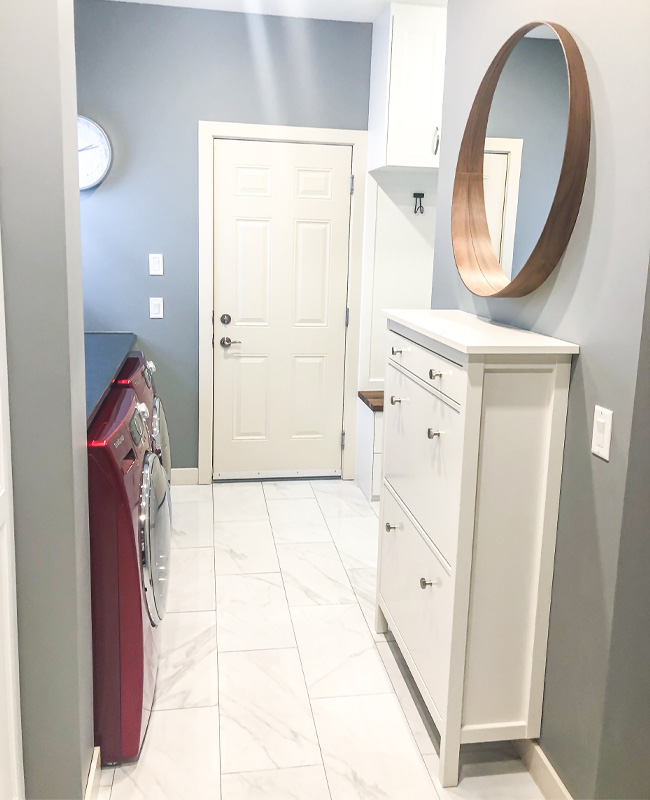 mud room storage, mud room cabinetry, how to store toques and mitts, ikea cabinetry, ikea axstad cabinetry, ikea sektion cabinets, ikea cabinets in closet, mud room renovation, mud room before and after, mud room stalls, mud room hooks, mud room bench, mud room storage bench, built in shelving mud room, built in storage bench mud room, mud room closet, mud room walk in closet, mud room design