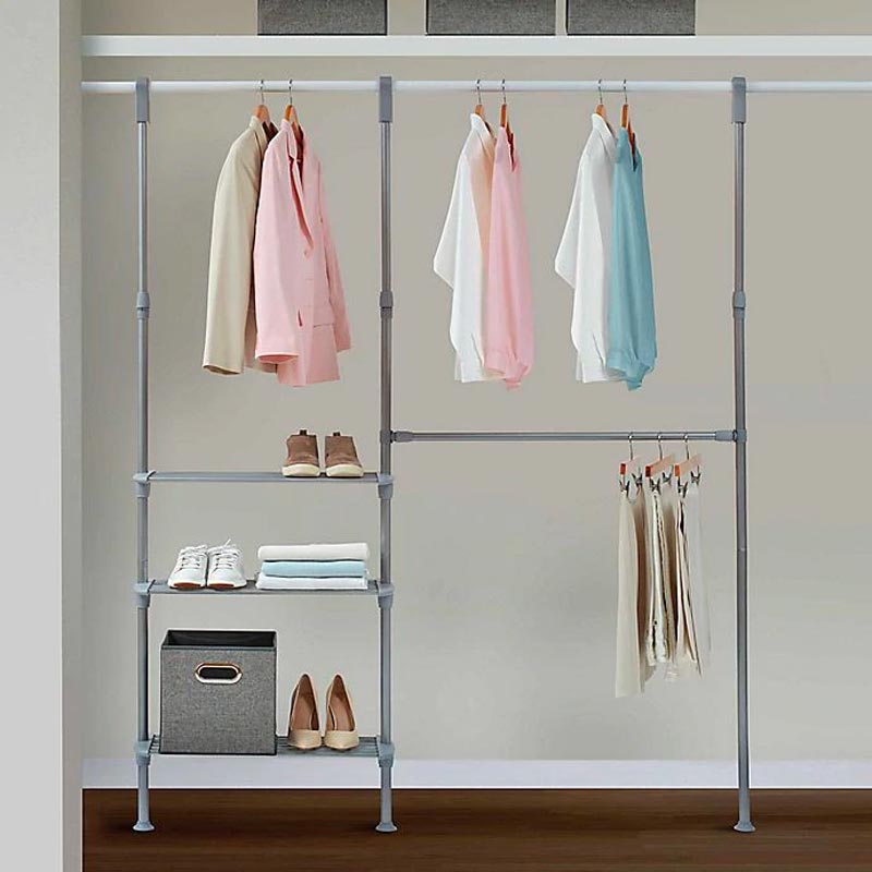 closet organization system, bed bath and beyond closet organizer, adjustable closet organizer, modular closet organizer, closet hanging system, removable closet system