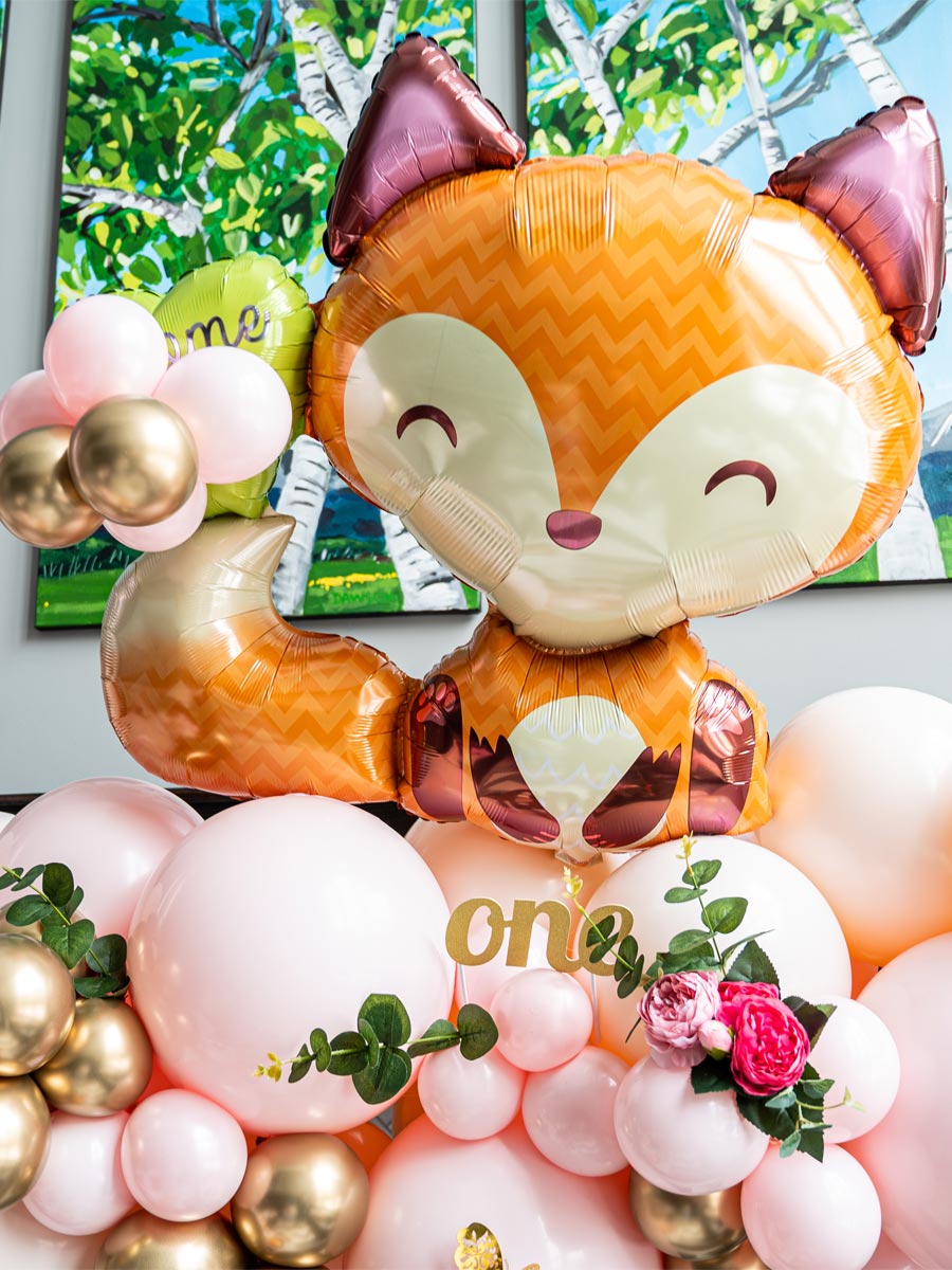 Woodland Party Decorations, Fox Birthday Decoration