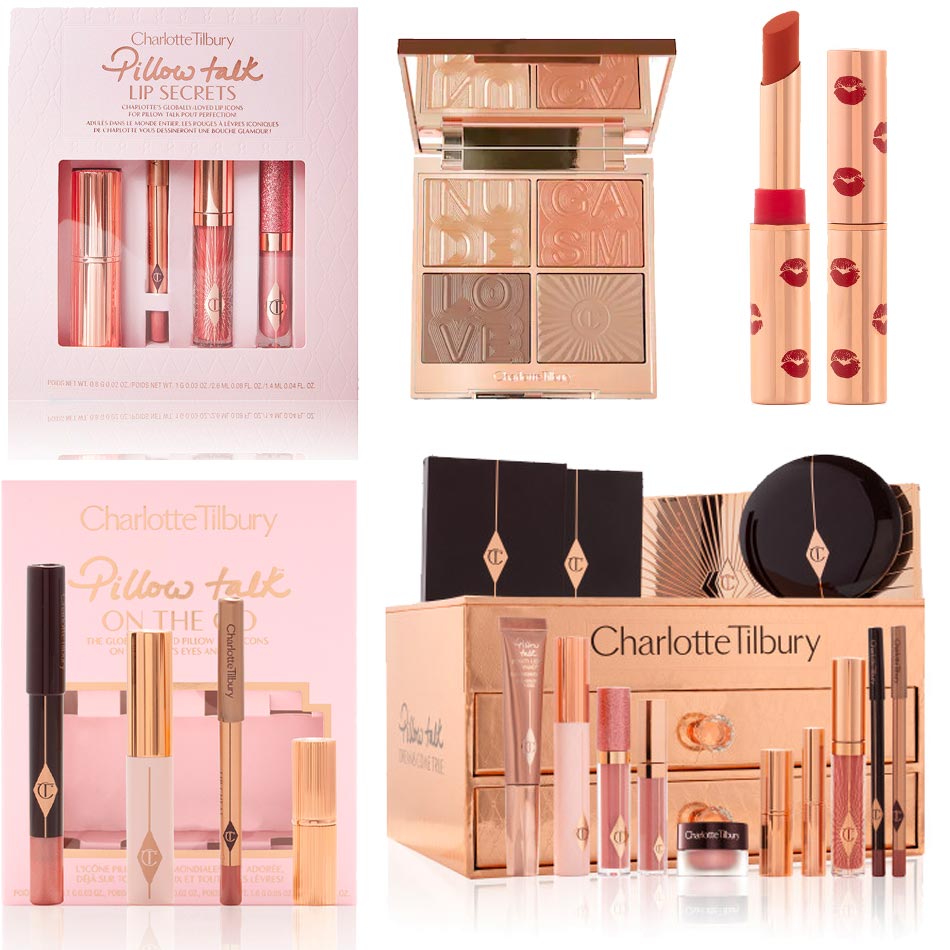 Charlotte tilbury, makeup set gifts, makeup gifts, stocking stuffers, pillow talk, Charlotte Tilbury gifts