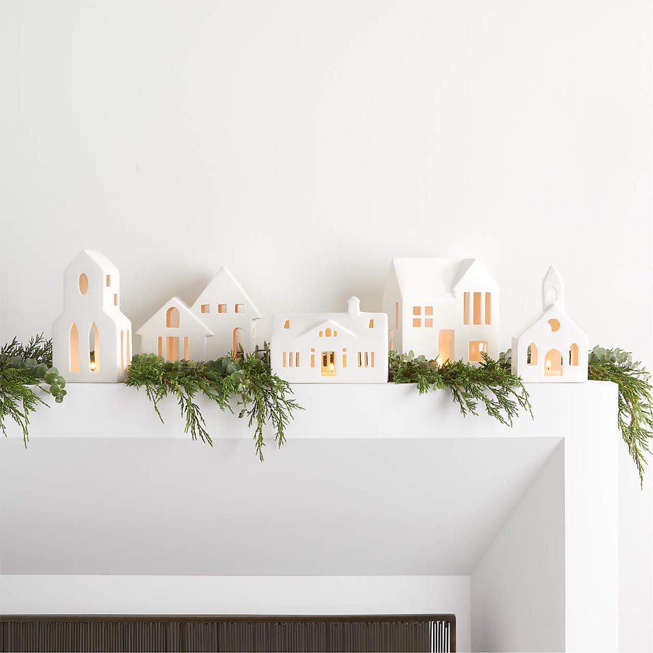 modern white holiday mantel decor, holiday mantel inspo, holiday mantel decor ideas, how to decorate a fireplace mantel for the holidays modern fireplace mantel decor, modern holiday fireplace mantel, modern holiday fireplace decor