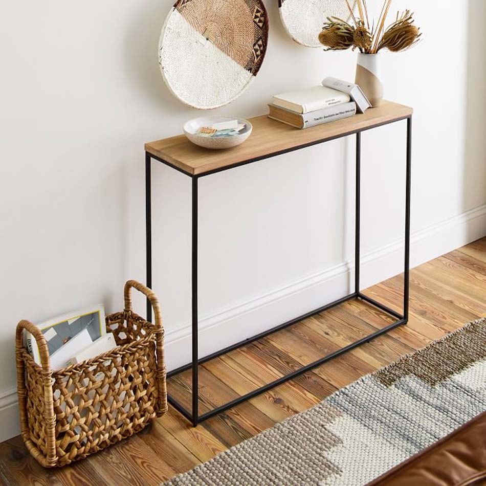 console table, console table inspo, how to style a console table, how to style a sofa table, midcentury modern console, console ideas, console decor ideas, how to style a table, how to style an entryway table, entryway style ideas