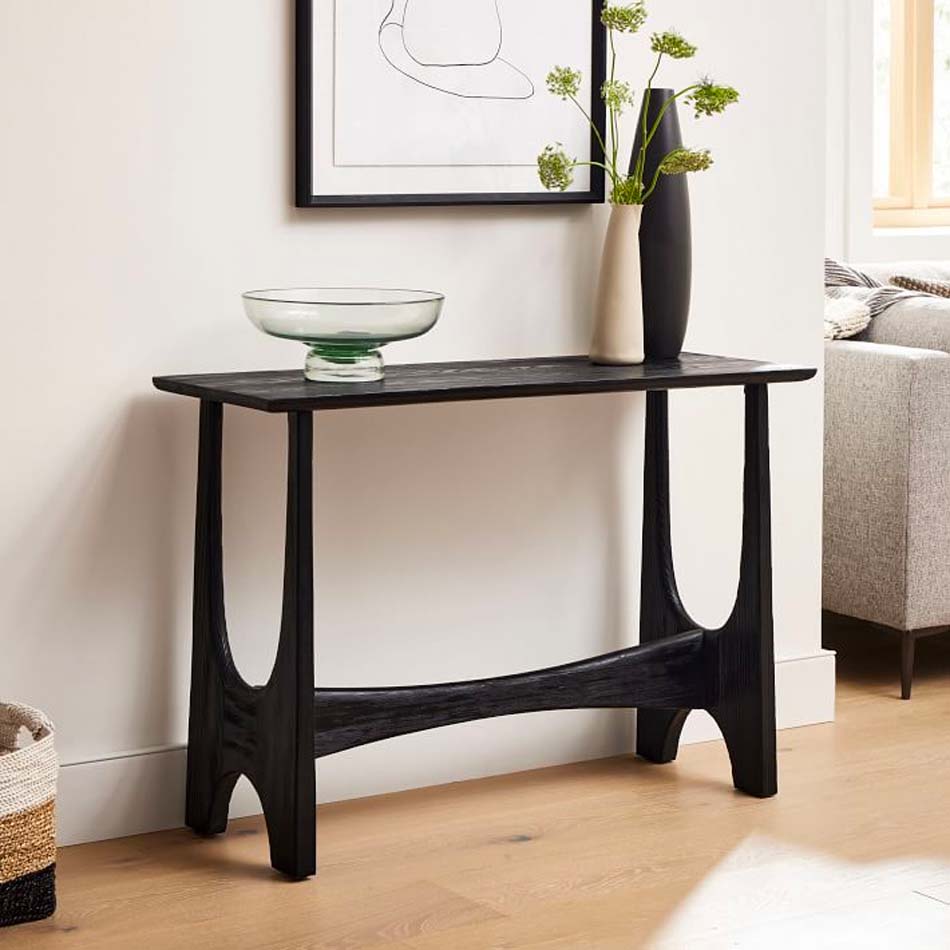 console table, console table inspo, how to style a console table, how to style a sofa table, midcentury modern console, console ideas, console decor ideas, how to style a table, how to style an entryway table, entryway style ideas