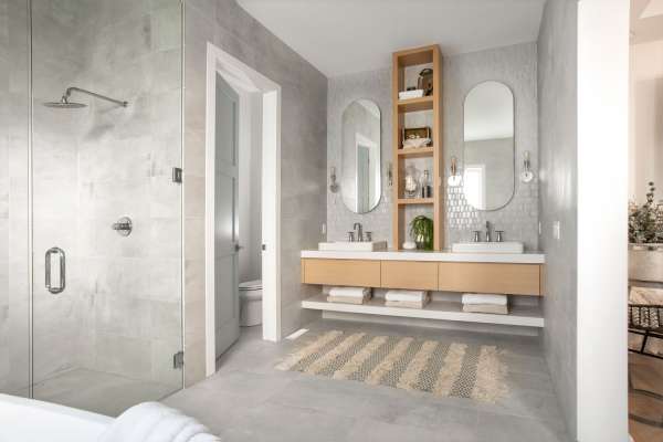 Bathroom Storage Inspiration: 6 Stunning White Oak Vanities - Styled to ...